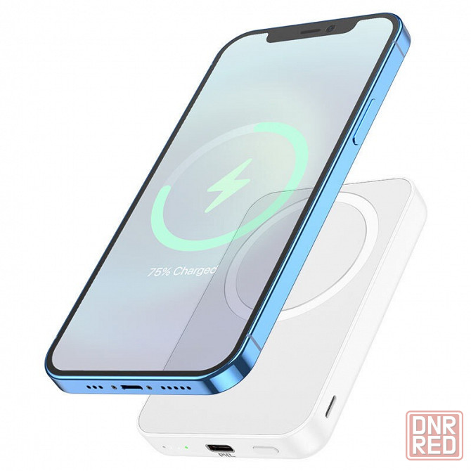 Hoco J109 Easy wireless charging PD20W Power bank 5000 mAh Повербанк беспроводной Донецк - изображение 1