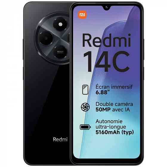 Смартфон Xiaomi Redmi 14C 8/256Gb, Черный Донецк