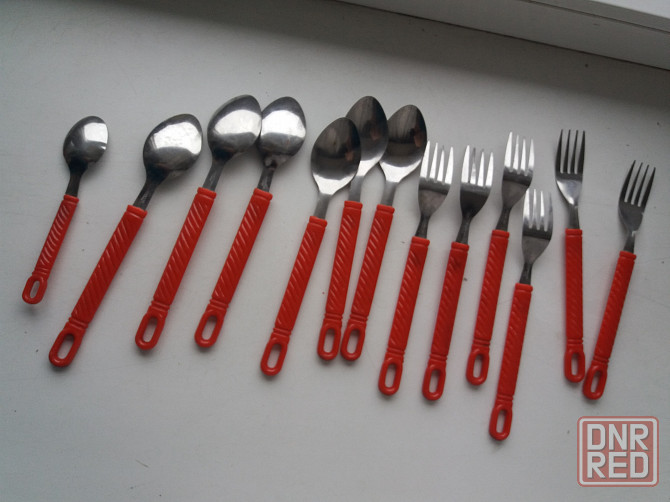 Продам набор ложки вилки ножи сталь тайвань Донецк - изображение 7
