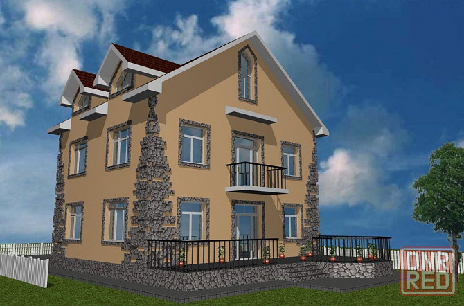 Продам 10 соток ГосАкт Прага, Парк Щербакова. Ограждение. Два заезда. Коробка. Проект. Донецк - изображение 1
