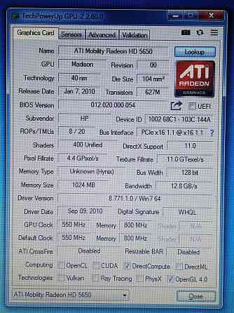 Hp dv6 (i5-560m, HD 5650, 8Gb DDR3, HDD 500Gb) Макеевка