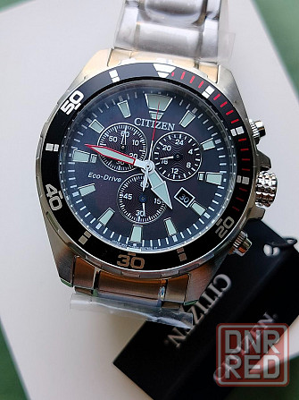 Новый оригинальный японский хронограф Citizen Eco-Drive Донецк - изображение 3