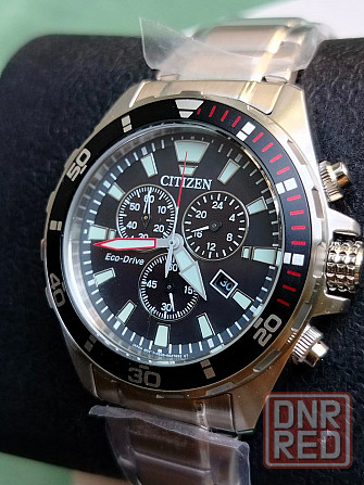 Новый оригинальный японский хронограф Citizen Eco-Drive Донецк - изображение 5