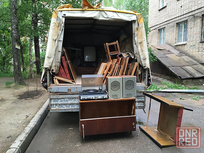 Вывоз старой мебели, техники, вещей, строительного мусора, услуги грузчиков для погрузки Донецк - изображение 1