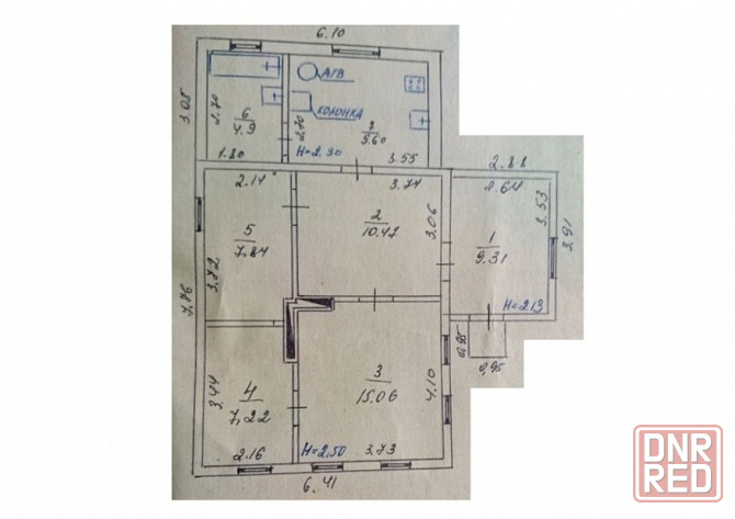 Продам жилой дом с газом, 65 м.кв., 7.2 сотки - Макеевка, пос. Новые Планы Макеевка - изображение 10