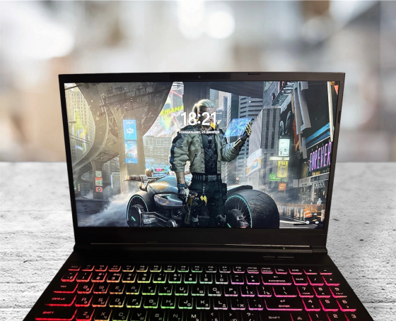Мощный Крутой Ноутбук Hasse RGB/10/10 Донецк