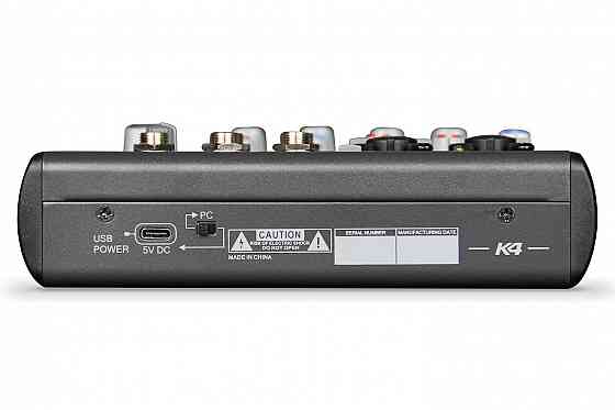 Микшерный пульт AuraSonics K4, микшер, звуковая карта, USB Донецк
