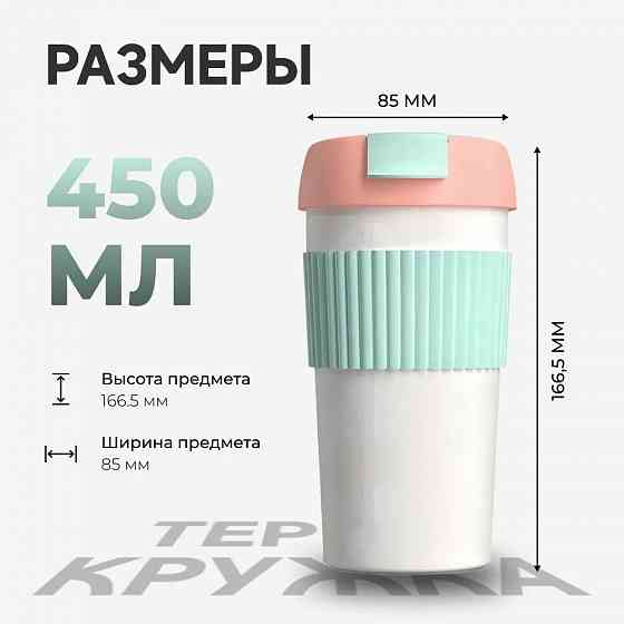 Термокружка Радуга Xiaomi Kiss Kiss Fish Rainbow (0.49л) Макеевка