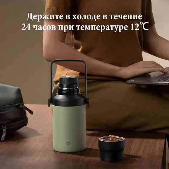 Термос Xiaomi Mijia Big Belly Thermos Cup (MJDDB01PL) 1L, white Макеевка