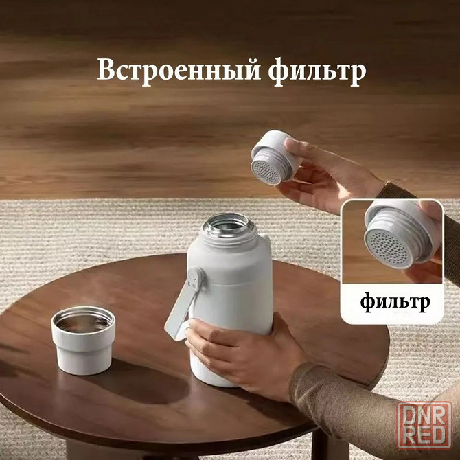 Термос Xiaomi Mijia Big Belly Thermos Cup (MJDDB01PL) 1L, white Макеевка - изображение 3