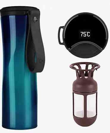 Термокружка Xiaomi Kiss Kiss Fish Moka OLED, 0.43 л Макеевка