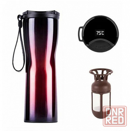 Термокружка Xiaomi Kiss Kiss Fish Moka OLED, 0.43 л Макеевка - изображение 3