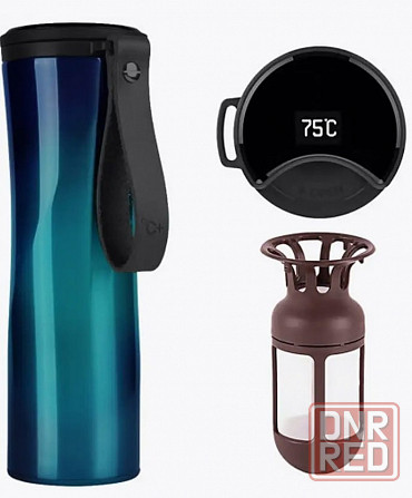 Термокружка Xiaomi Kiss Kiss Fish Moka OLED, 0.43 л Макеевка - изображение 2