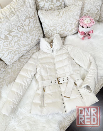 Нарядный натуральный пуховик «ZARA», зимняя куртка, пальто Донецк - изображение 1