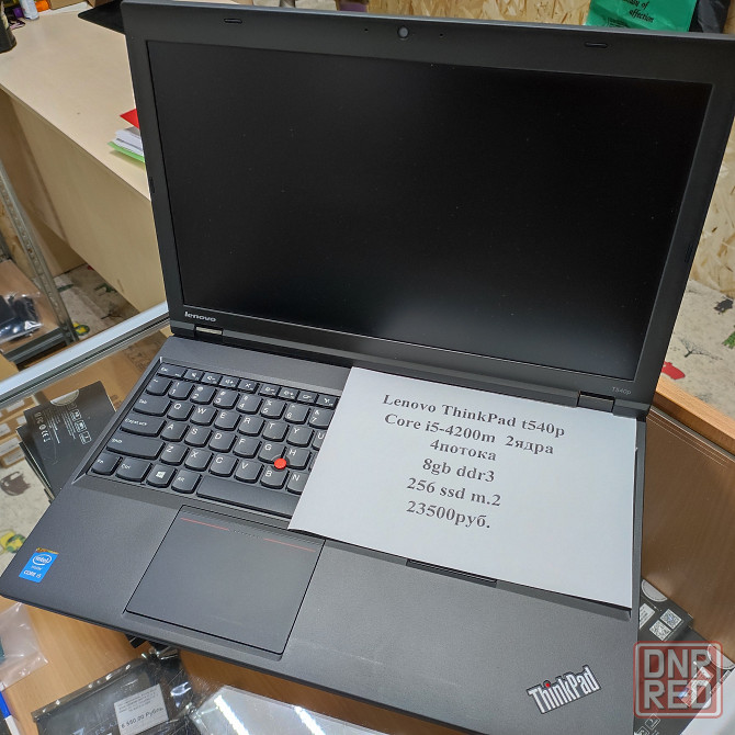 Ноутбук Lenovo ThinkPad t540p бу в отличном состоянии Донецк - изображение 1