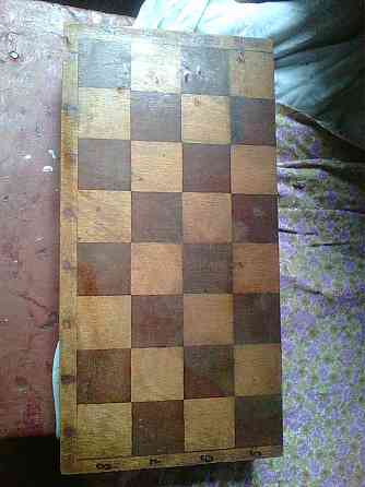 Настольные игры,шашки ,домино, шахматы ссср 42*42см в отл.сост Донецк