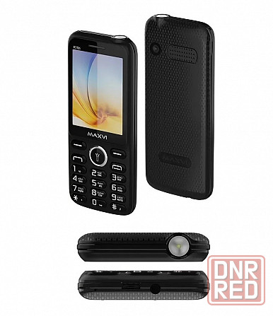 Мобильный телефон Maxvi K15n Black Макеевка - изображение 1