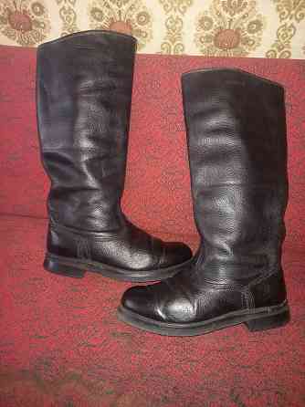 Сапоги хромовые офицерские р-р27 и яловые юфть ссср,шинель,китель Донецк