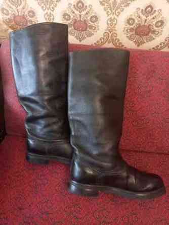 Сапоги хромовые офицерские р-р27 и яловые юфть ссср,шинель,китель Донецк