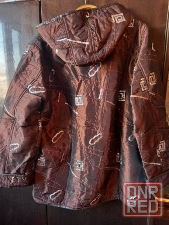 Куртка весна с капюшоном,удлинённая, с цветными паетками новая,р-р50-52 Донецк - изображение 3