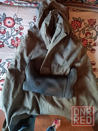 Сапоги резиновые р-р27(40) утеплённые и плащ-палатка б\у Донецк - изображение 2