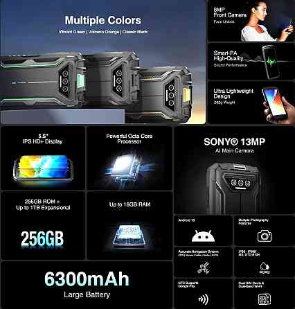 Новый! Doogee S41 max, 16/256ГБ NFC global Донецк