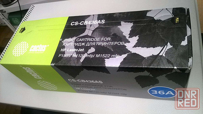 Картридж лазерный Cactus CS-CB436AS Для: HP LJ P1505/ M1120/M1522 Донецк - изображение 1