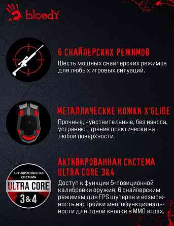 Мышь A4Tech Bloody A60 Blazing черный USB2.0 Макеевка