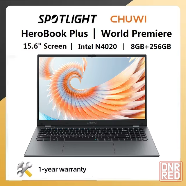 Ноутбук 15.6 Chuwi Herobook Plus, Intel Celeron N4020(1.1ГГц), Ram 8 Гб, Ssd 256 Гб, 1920x1080 ips Макеевка - изображение 7