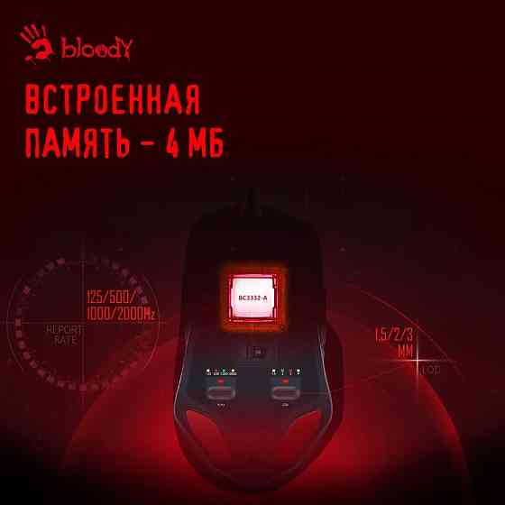 Мышь A4Tech Bloody W70 Max Punk желтый/черный оптическая 10000 dpi Макеевка