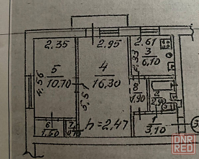 Продается 2 - х комнатная квартира, пр-т Титова Донецк - изображение 7