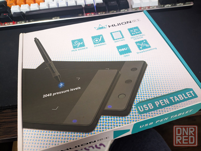 Графический планшет Huion 420 + наконечники Макеевка - изображение 1