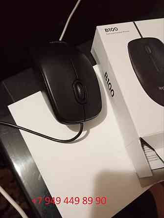 мышь проводная Logitech B100. Новая. Макеевка