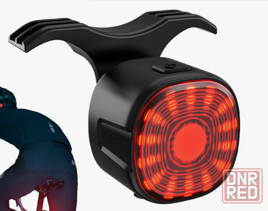 Велосипедная автоматическая Smart мигалка (аккумулятор 400мА usb C) Донецк - изображение 1