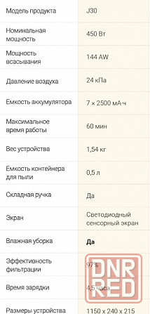 Dreame Trouver J30 пылесос беспроводной Макеевка - изображение 3