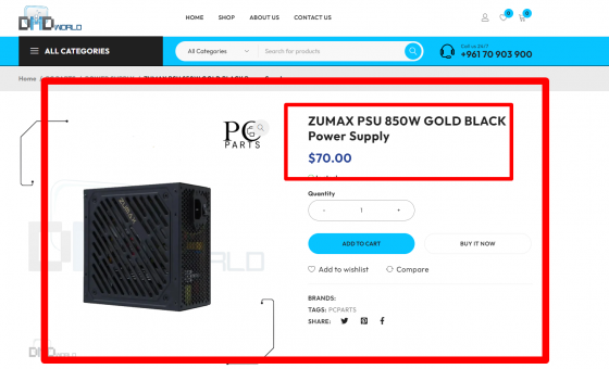 ZUMAX 850W модульный Новый Гарантия Донецк