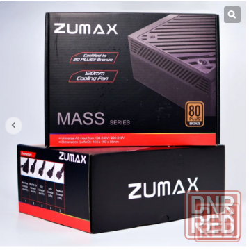 ZUMAX 850W модульный Новый Гарантия Донецк - изображение 1