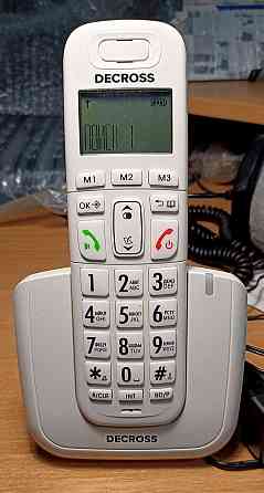 Продам радиотелефон DECT DECROSS DC1014 Белый Донецк