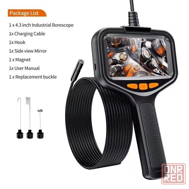 Эндоскоп (инспекционная камера) с экраном P200 LCD Endoscope Донецк - изображение 8