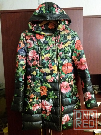 Продам пуховик пальто экокожа р. 44-46м Донецк - изображение 4