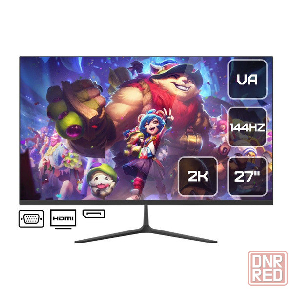 Монитор Lime 27" G270 2К [144Hz/VA/2560x1440/1ms MPRT/250cd/㎡/HDMIx2/DP] Донецк - изображение 1