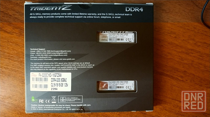 Оперативная память G.Skill 16 gb ddr 4 Донецк - изображение 2