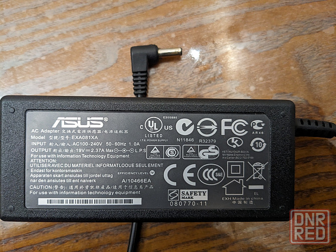 Блок питания для ноутбука Asus (2,37А, 19V, 45 Ватт) Макеевка - изображение 1