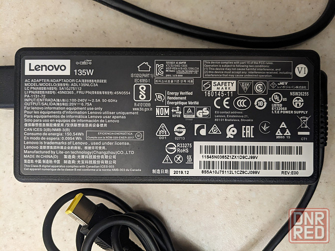 Оригинальные блоки питания для ноутбуков Lenovo Макеевка - изображение 1