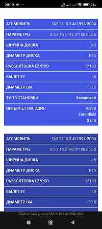 Диски Легкосплавные р15 Донецк