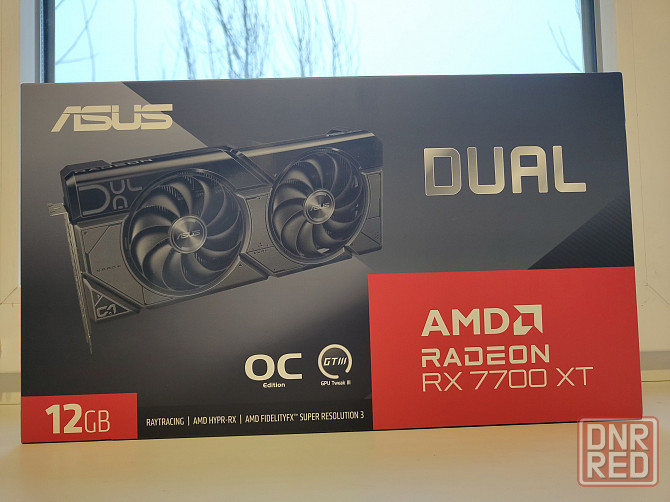 Видеокарта ASUS DUAL RX7700XT 12GB Макеевка - изображение 1