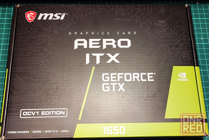 Видеокарта PCI-E MSI GeForce GTX 1650 AERO ITX OC 4096MB 128bit GDDR6 Донецк - изображение 1