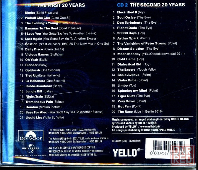 2 CD диска Yello 40 Years Донецк - изображение 2