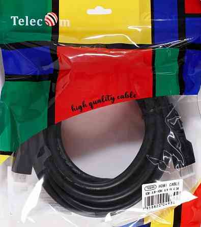 Кабель TELECOM TCG255-4.5M HDMI 19M/M, ver. 2.1, 8K 60 Hz 4.5m Макеевка