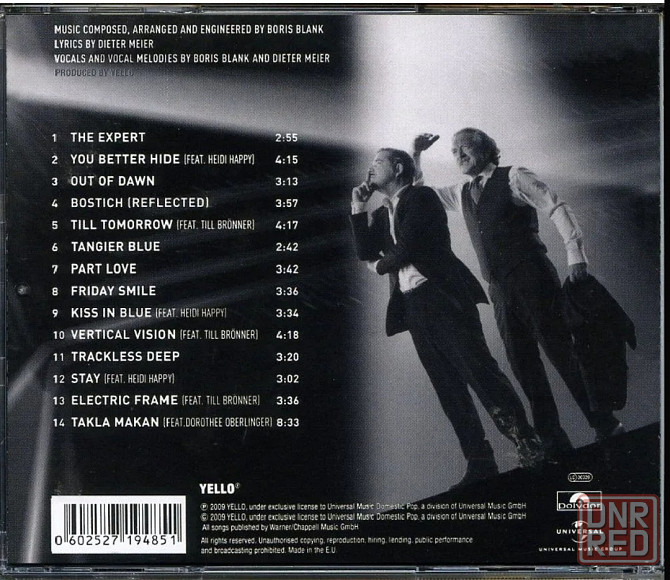 CD диск Yello-Touch Донецк - изображение 2